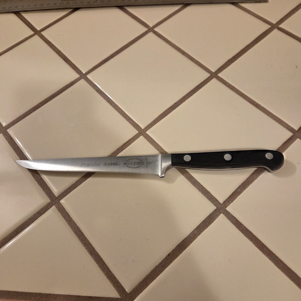F. Dick Premier Plus 6" Flexible Boning Knife 1445-15 Made in Germany Steel